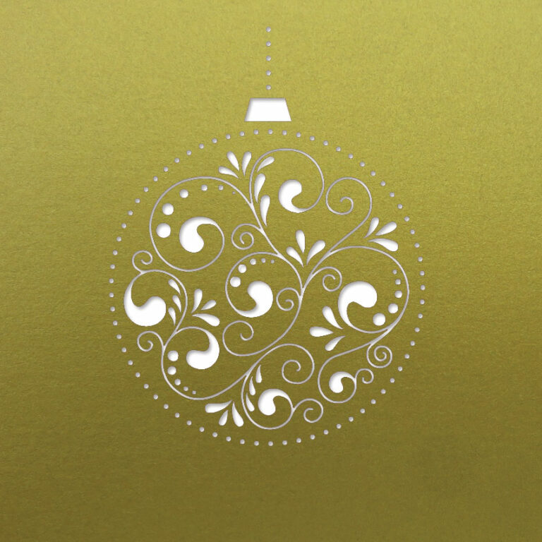 bauble decore fine gold