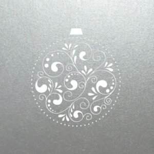 bauble decore silver 1