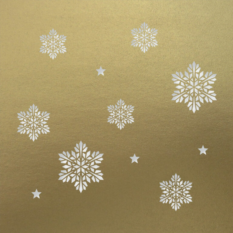 snowflake stars antique gol